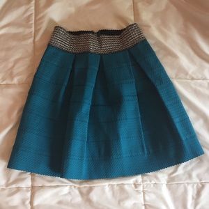Francesca’s Turquoise Skirt Size M